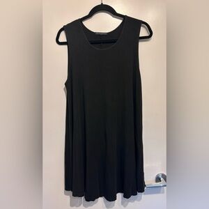 Brandy Melville Black Scoop Neck MIDI Dress